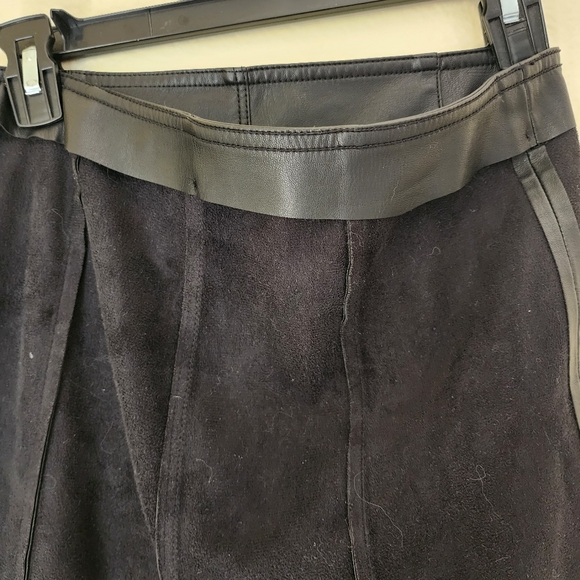 Free People We The Free Black Spitfire Faux Leather Pants, Size 30 - Picture 6 of 10